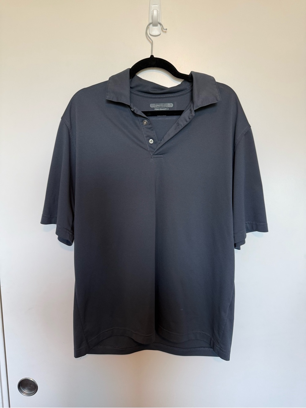 Classic Men's Short Sleeve Polo Shirt - Slate Gray